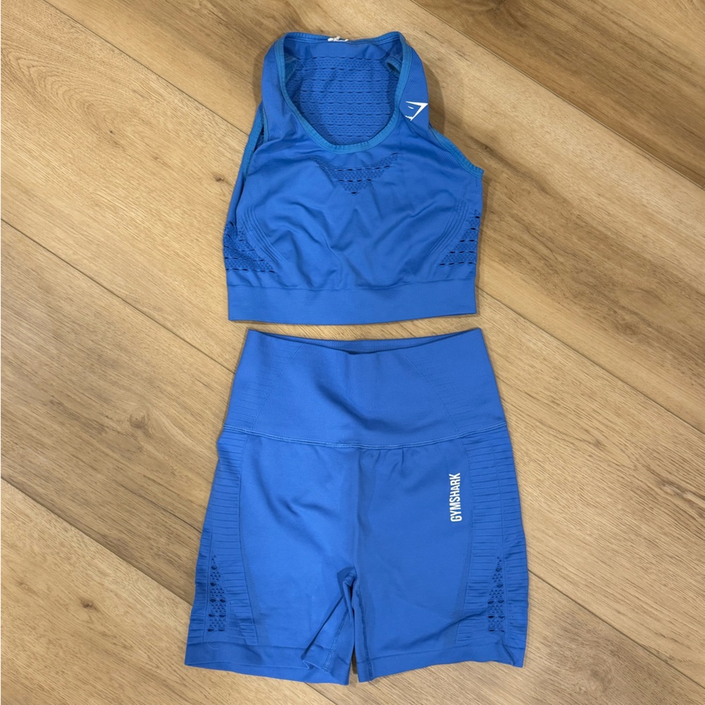 Gymshark Vibrant Blue Activewear Set